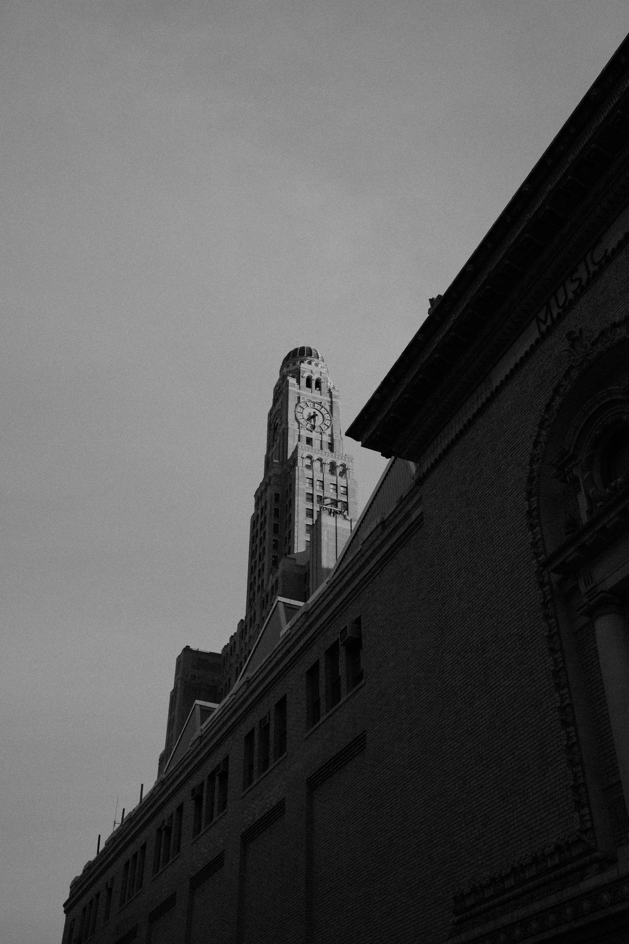 Architectural clock tower